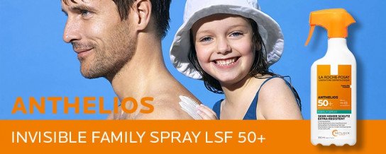La Roche-Posay: 300 Tester für ANTHELIOS Invisible Family Spray gesucht