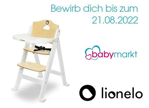 babymarkt: lionelo Hochstuhl Floris White - Testfamilie gesucht