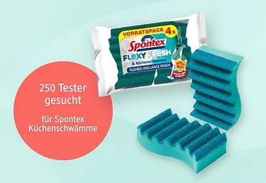 dm Drogerie: 250 Produkttester für Spontex Flexy Fresh Küchenschwämme gesucht