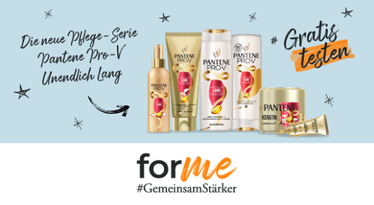 for me: 600 Produkttesterinnen für die neue Pantene Pro-V Unendlich Lang Serie gesucht