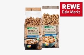 REWE: 6.000 Produkttester für REWE Bio Dinkel & Hafer Crunchy gesucht