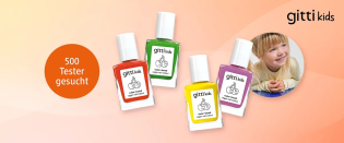 dm Drogerie: 500 Produkttester für gitti kids Nagellack