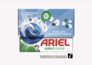 REWE: Produkttester für Ariel All-in-1 Pods gesucht