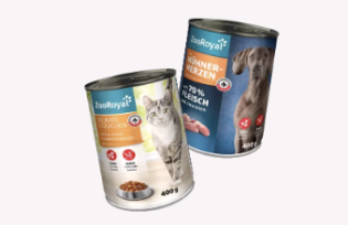 REWE: ZooRoyal Nassfutter für Hund & Katze im Produkttest
