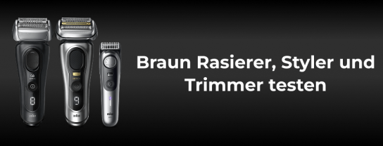 ForMe: 1.250 Testpersonen für Braun Rasierer, Styler & Trimmer gesucht