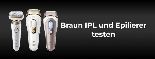 ForMe: 650 Produkttester für Braun Epilator + IPL-Gerät gesucht