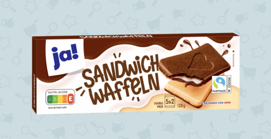 REWE: 10.000 Testesser für ja! Sandwichwaffeln gesucht