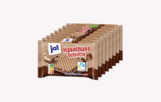 REWE: ja! Haselnussschnitte sucht Testesser