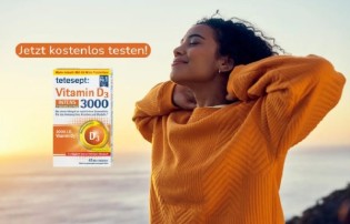 Tetesept: Produkttestpakete mit Vitamin D3 Tabletten