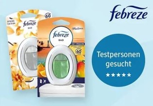 dm Drogerie: 250 Produkttester für Febreze Bad Lufterfrischer gesucht