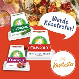 Ich liebe Käse: Produkttester für den Ziegenfrischkäse von Chavroux gesucht
