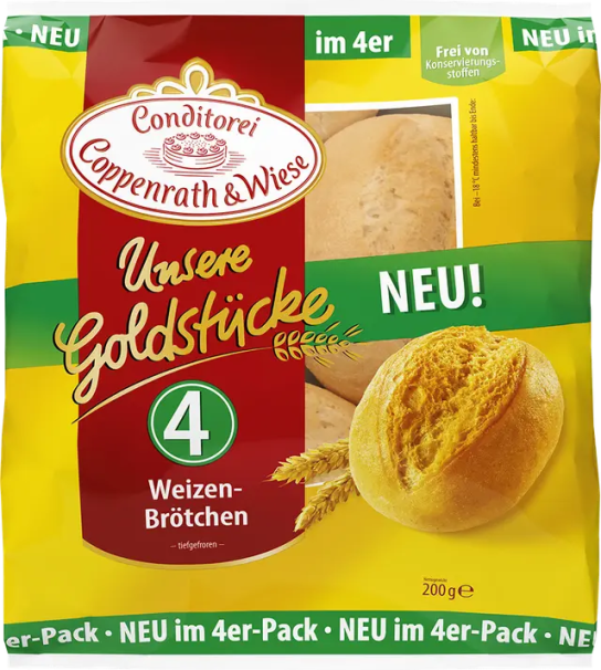 Conditorei Coppenrath & Wiese: Testesser für die Weizenbrötchen Goldstücke gesucht