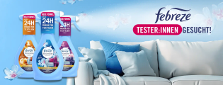 Febreze: 300 Textilerfrischer-Produkttester werden gesucht