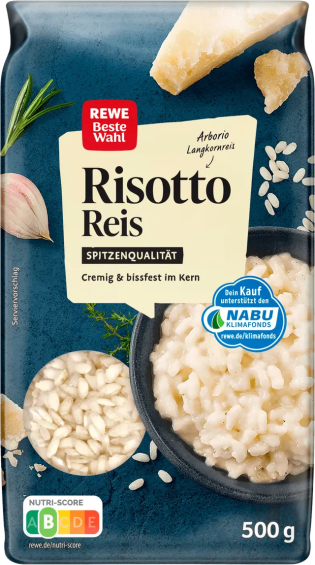 REWE: sucht Produkttester für "Beste Wahl Risotto"