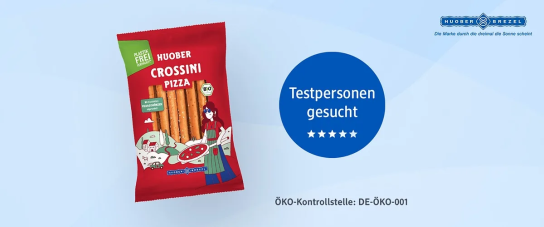 dm Drogerie: 250 Huober Crossini Pizza-Tester gesucht