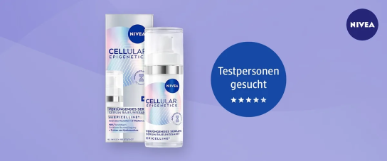 dm Drogerie: NIVEA Cellular sucht 250 Testpersonen