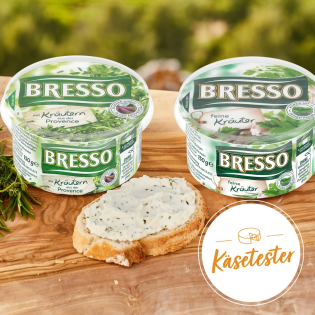 Ich liebe Käse: BRESSO Kräuter-Frischkäse Tester gesucht