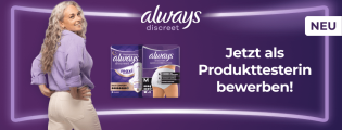 ForMe: Always Discreet sucht 300 Produkttesterinnen