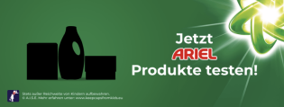 ForMe: Ariel Waschmittel Produkttest