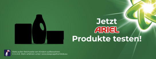 ForMe: Ariel Waschmittel Produkttest