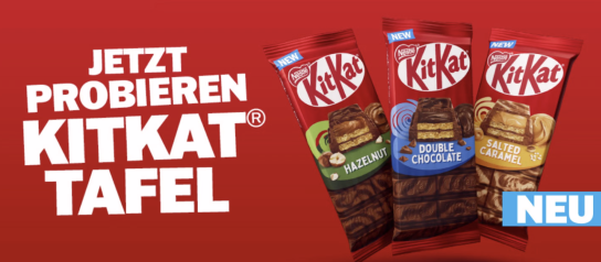 Nestlé: 800 Produkttester für KitKat Tafeln