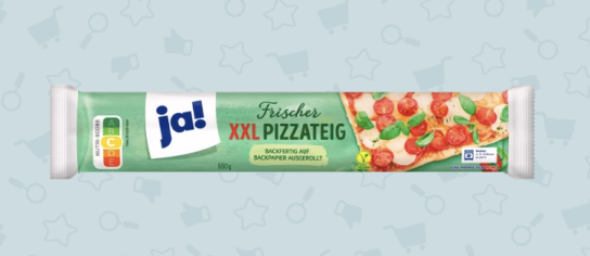 REWE: ja! Frischer XXL Pizzateig sucht Testesser