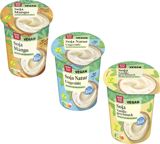 REWE: Soja Joghurtalternativen im Produkttest