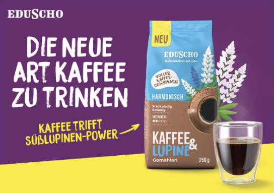 Tchibo: 150 Testpersonen für Eduscho Kaffee & Lupine Mix