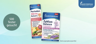 dm Drogerie: Klosterfrau Perioden-Nahrungsmittel sucht Testerinnen