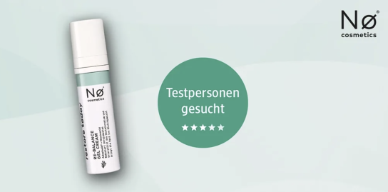 dm Drogerie: Nø Cosmetics sucht Testerinnen für Re-Balance Gel Cream