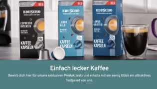Tchibo: Eduscho Kaffee Kapsel-Tester gesucht