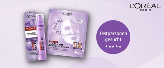 dm Drogerie: L'ORÉAL sucht Tester für den Glass Skin Look