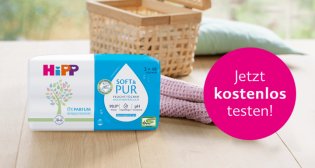 HiPP: Testpersonen für Soft & Pur Feuchttücher gesucht