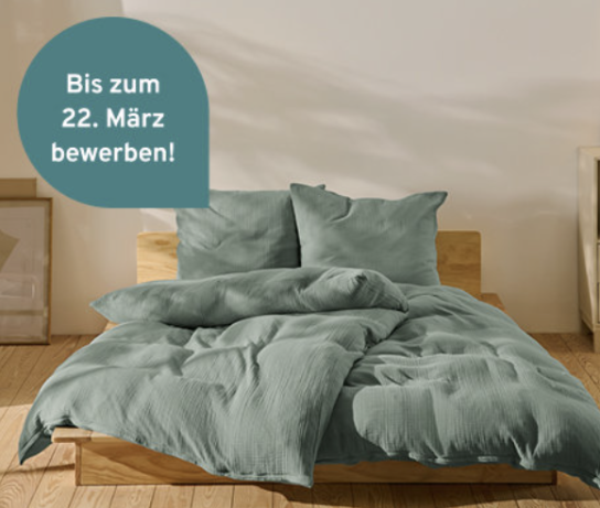 Tchibo: Musselin-Bettwäsche sucht Testpersonen
