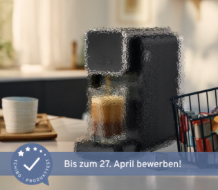Tchibo: Qbo ONE Kapselmaschine sucht Testpersonen
