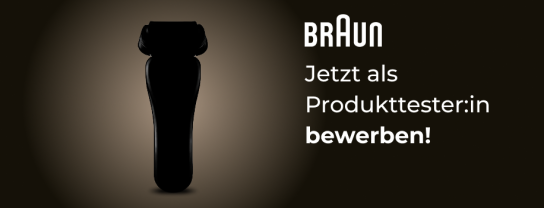 ForMe: Testpersonen für Braun Rasierer gesucht