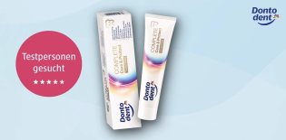 dm Drogerie: Testpersonen für Dontodent Zahncreme gesucht