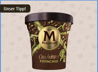 REWE: Testpersonen für Magnum Crackables Pistachio Eis gesucht