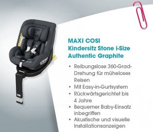 babymarkt: MAXI COSI Kindersitz Stone i-Size - Produkt testen