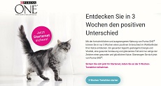 PURINA: 3-Wochen-Testaktion für Katzenfutter - 40.000 Startersets