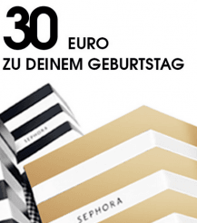 30 € Gutschein als Geburtstagsgeschenk