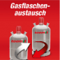 Gasflaschenaustausch