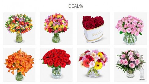  Hier findest du wunderschöne Blumensträuße für einen günstigen Preis! 