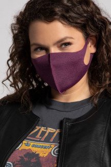Mund Nasen Schutz fuchsia