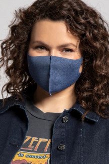  Mund Nasen Schutz jeansblue