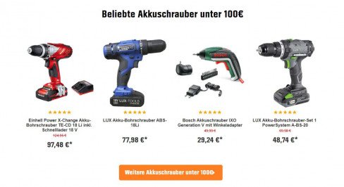 Dauerhaft günstige Produkte & saisonale Aktionen