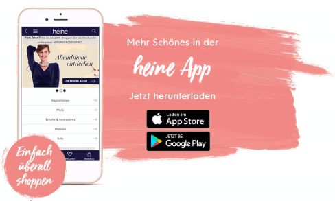 Shoppen & Sparen mit der heine App