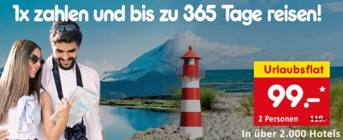 Sichere dir deine Urlaubsflat für nur noch 99 € Sichere dir deine Urlaubsflat für nur noch 99 €
