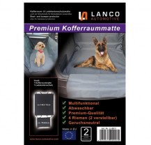 Lanco Premium Kofferraummatte mit Ladekantenschutz