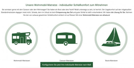 Allnatura macht es möglich, dass du trotz deiner langen Reise immer und überall erholsam schlafen...